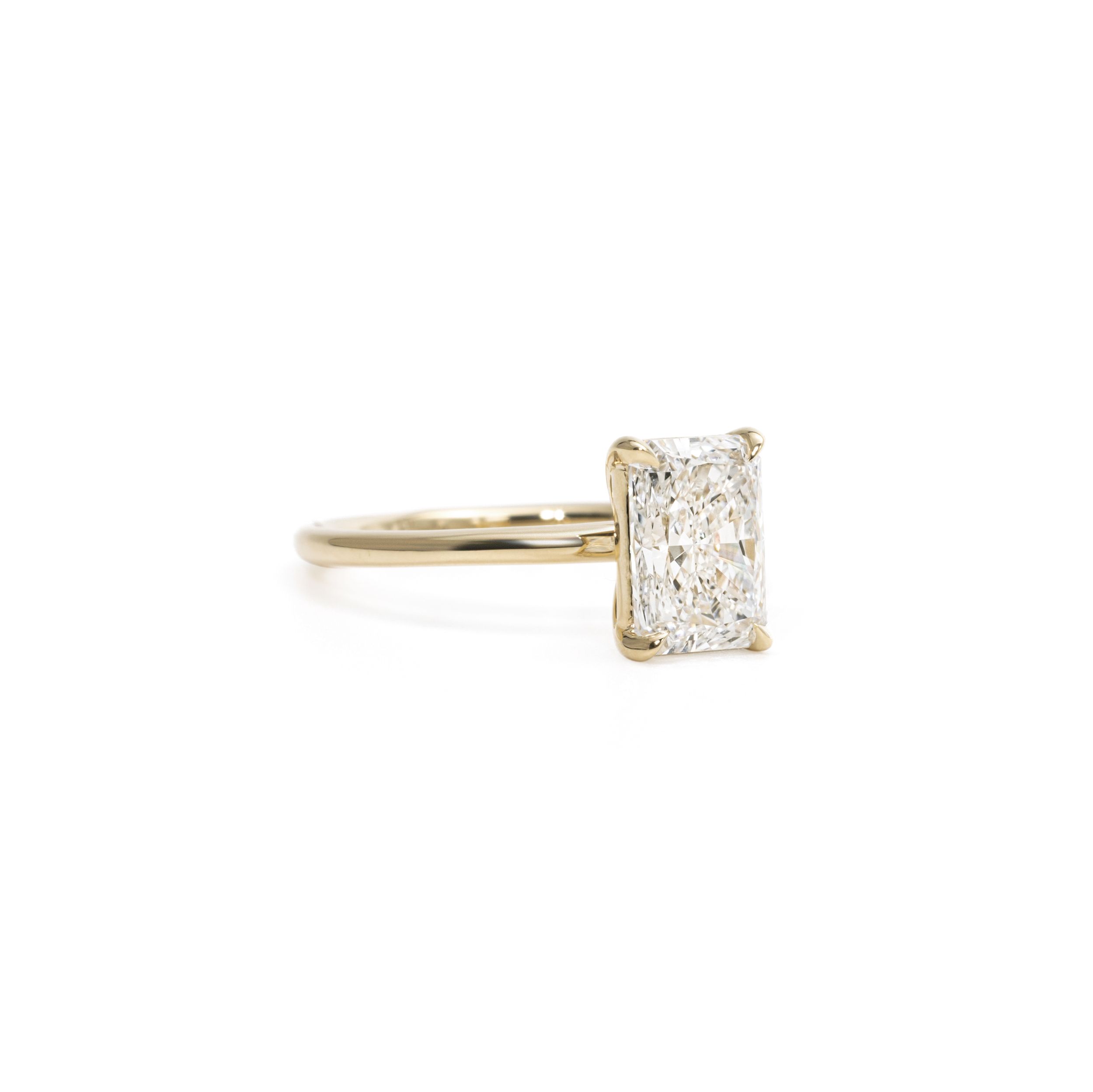 Radiant Cut Lab Grown Diamond Ring thumbnail 3