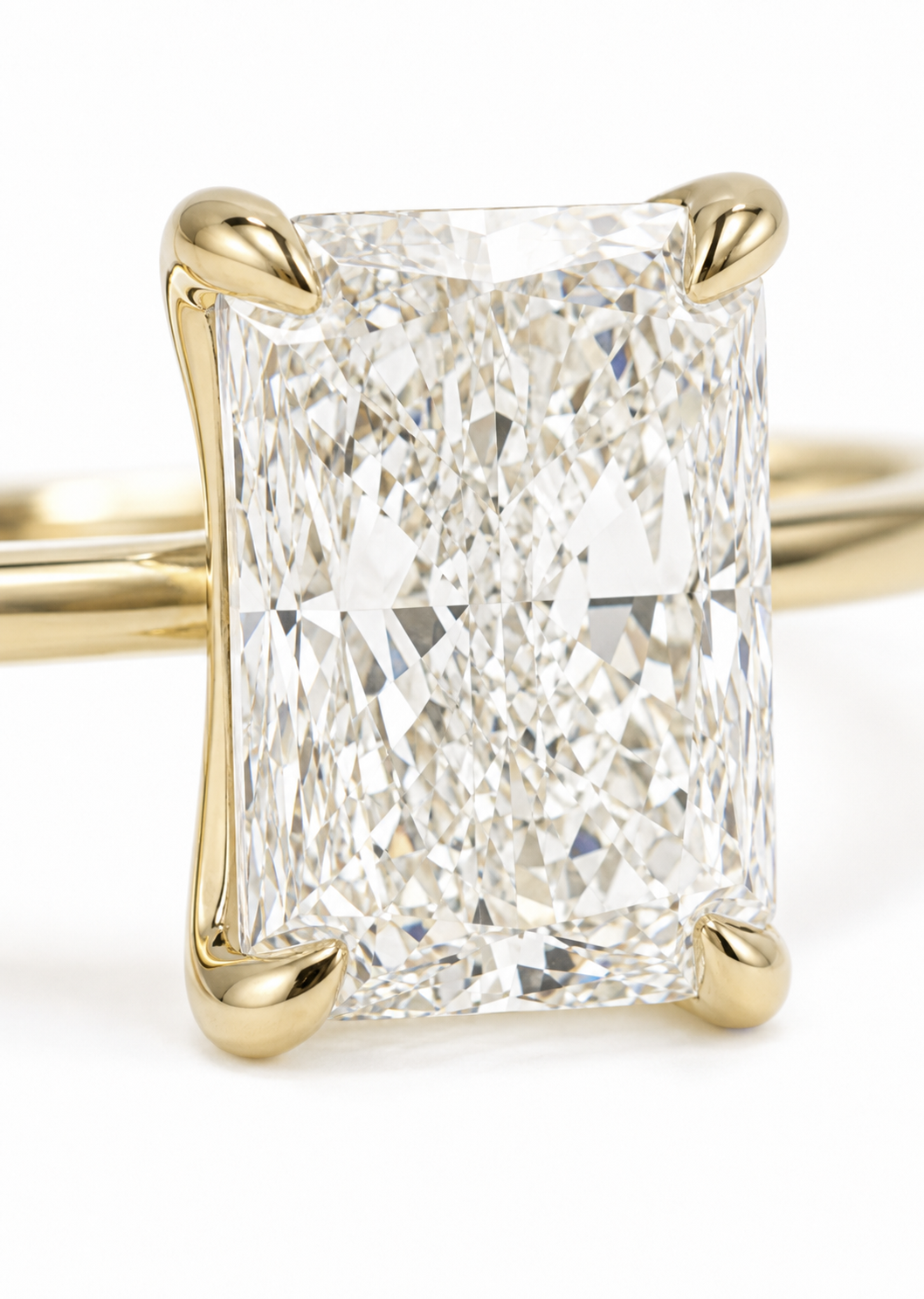 Radiant Cut Lab Grown Diamond Ring thumbnail 5
