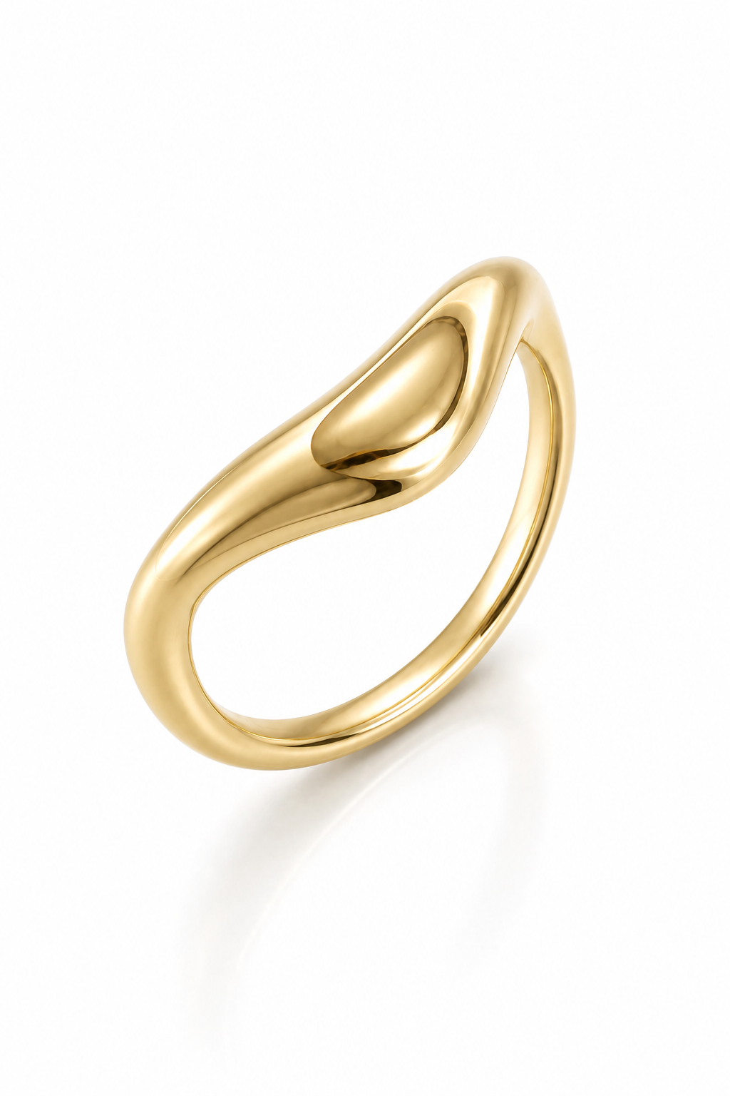 Plain Gold Ring in 14K/18K Yellow Gold thumbnail 6
