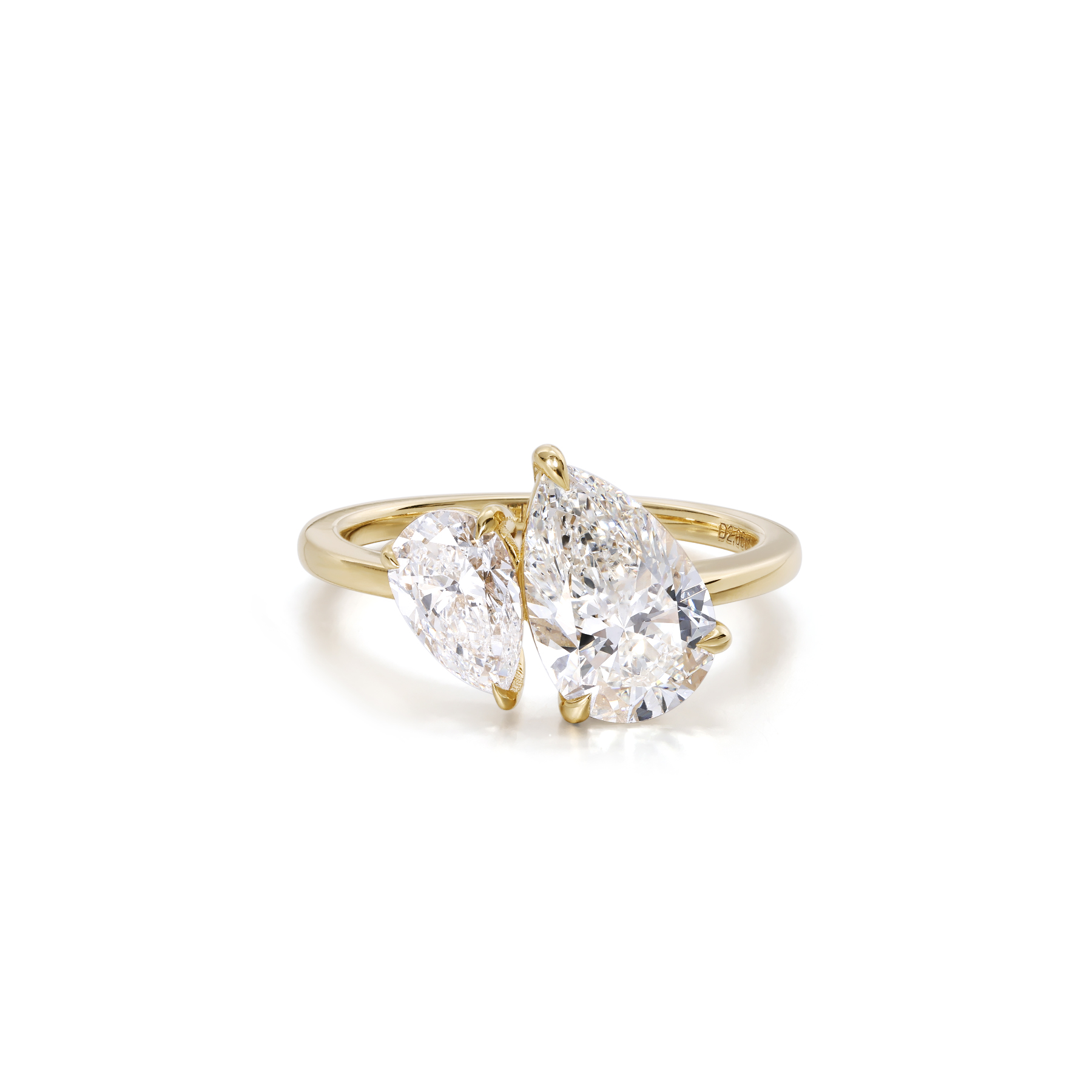 Two-Stone Pear Lab Grown Diamond Ring