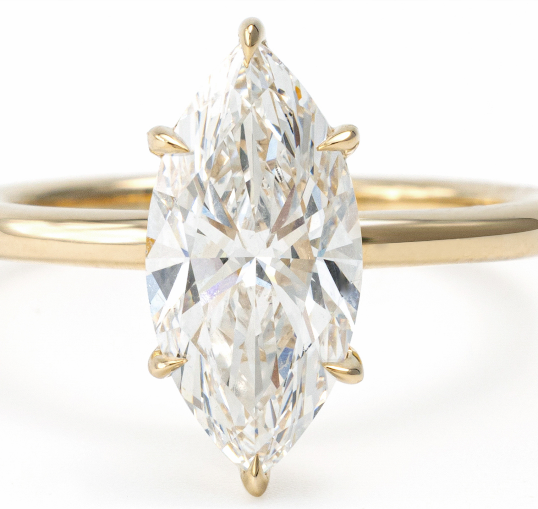 Marquise Lab Grown Diamond Ring thumbnail 4